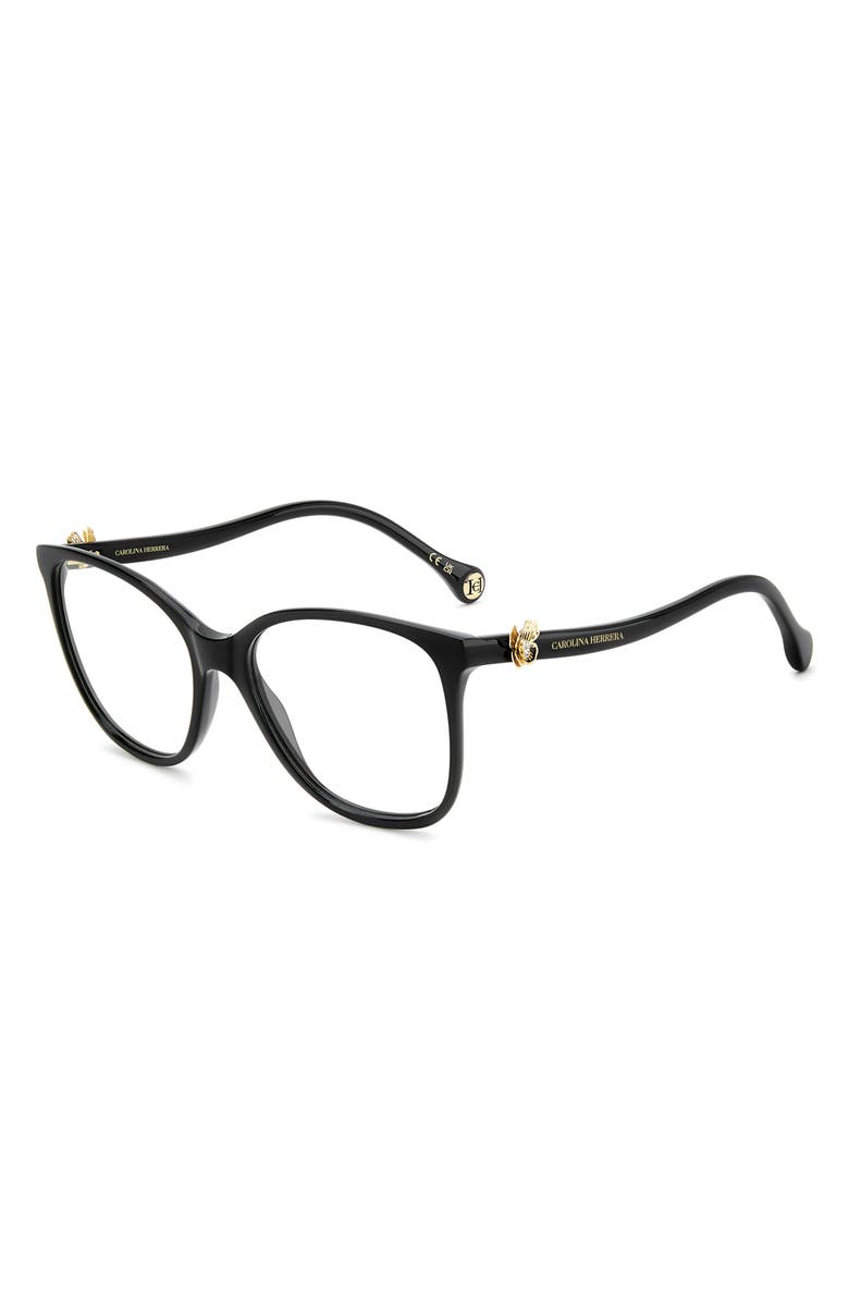 Carolina Herrera 55mm Square Optical Glasses, Alternate, color, 