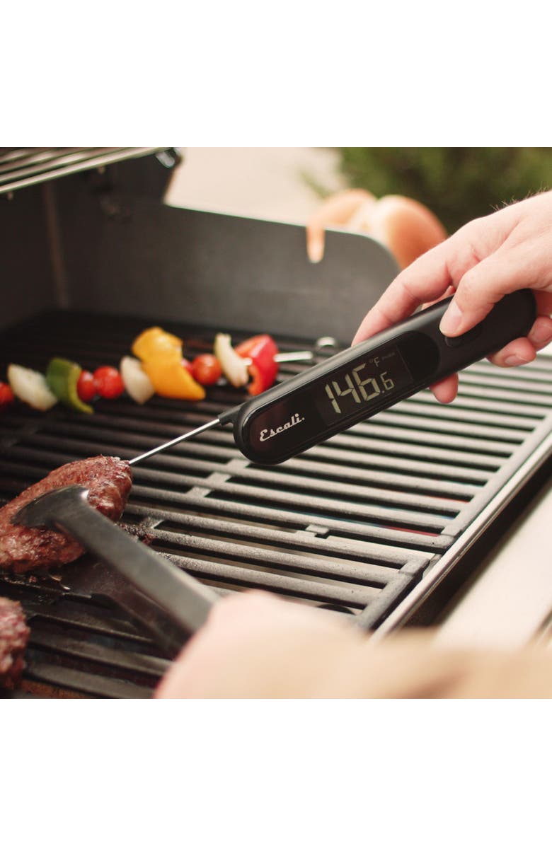 ESCALI Infrared Surface and Folding Probe Digital Thermometer, Alternate, color, Black