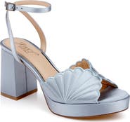 Jewel Badgley Mischka Paola Ankle Strap Platform Sandal