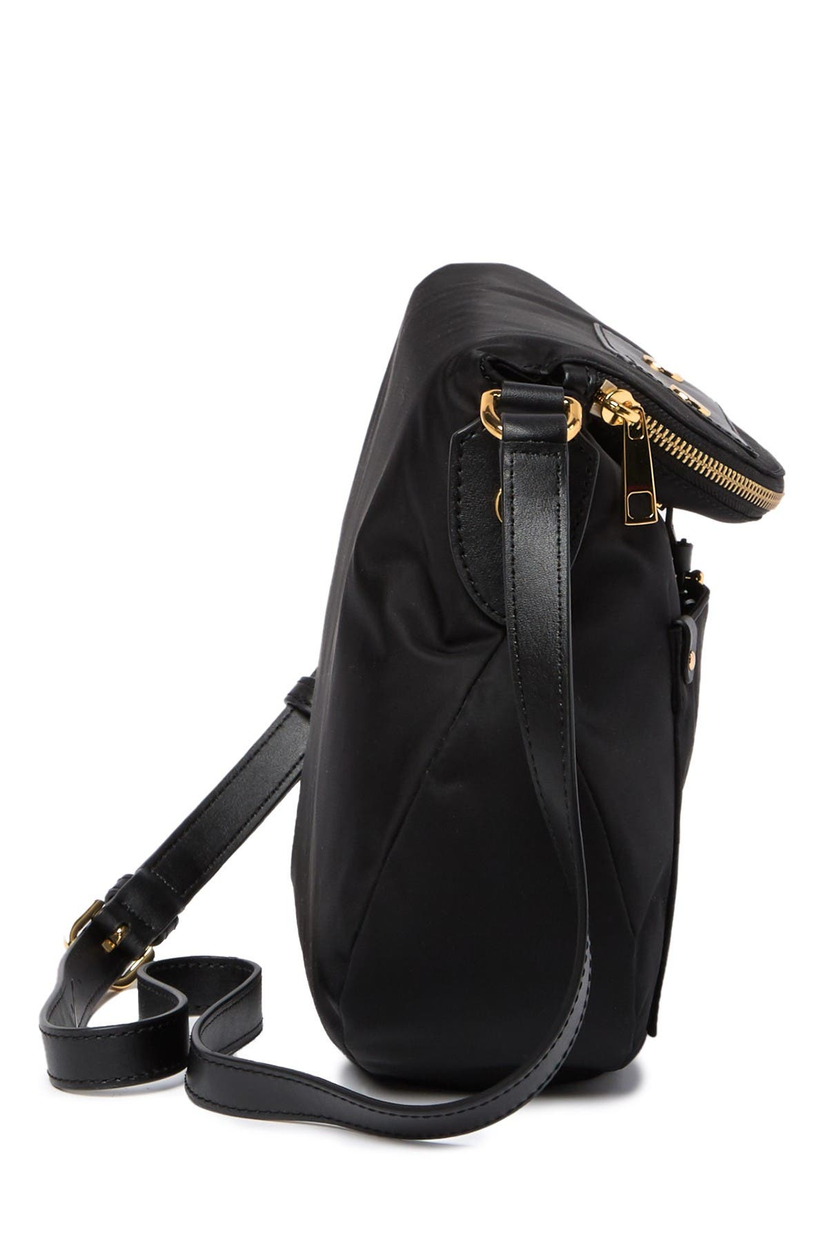 Marc Jacobs Preppy Nylon Messenger Bag, Alternate, color, Black