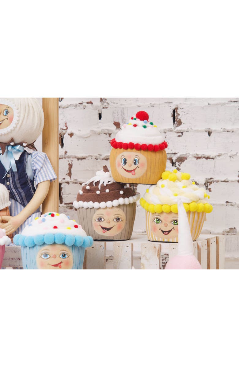 Gallerie II Clarence Cupcake Gathered Traditions Joe Spencer's Figurine Doll 6.5", Alternate, color, Brown