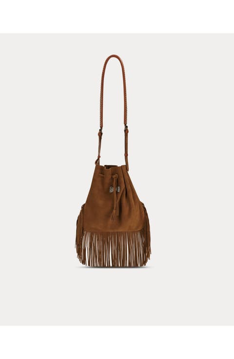 Kimi Fringed Suede Bag