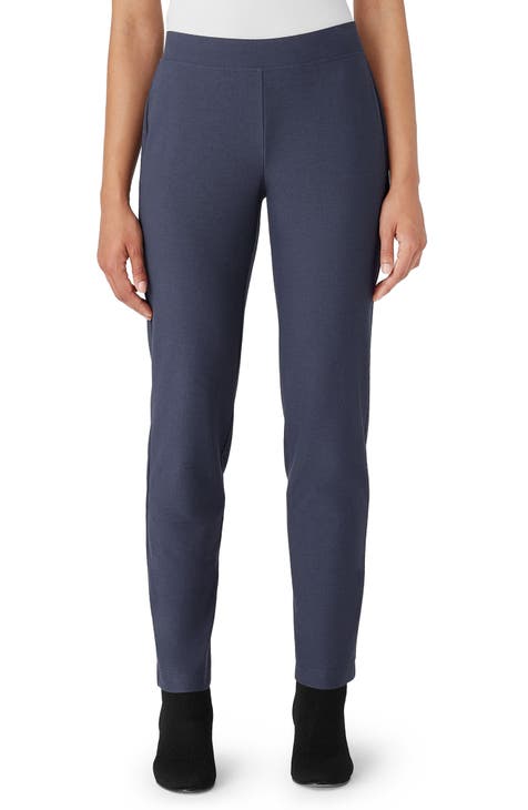 Slim Ankle Stretch Crepe Pants