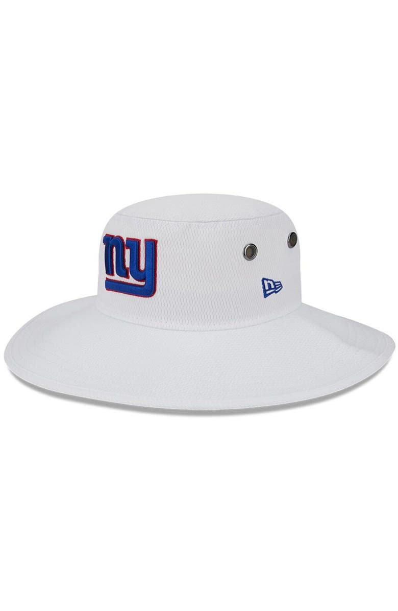 New Era Men's New Era White New York Giants 2023 NFL Training Camp Panama Bucket Hat, Main, color, White