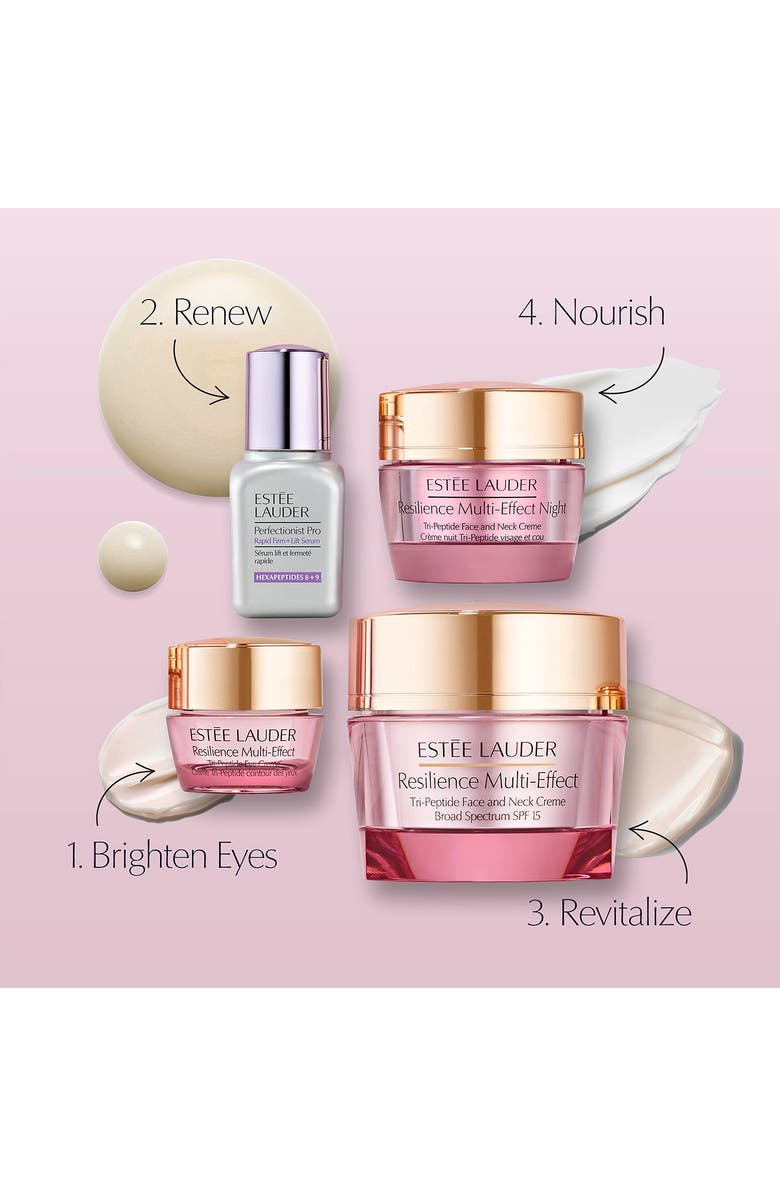 Estée Lauder x Ladurée Resilience Multi-Effect 4-Piece Skincare Set $237 Value, Alternate, color,