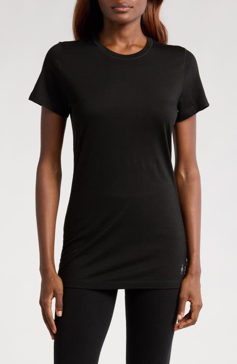 Merino Wool Blend Short Sleeve T-Shirt