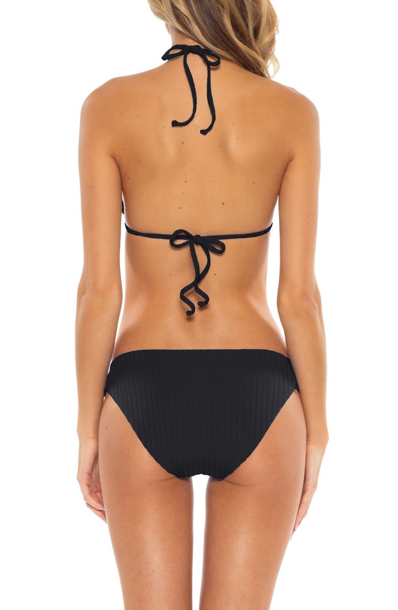 Becca Loreto Ribbed Bikini Bottoms, Alternate, color, 