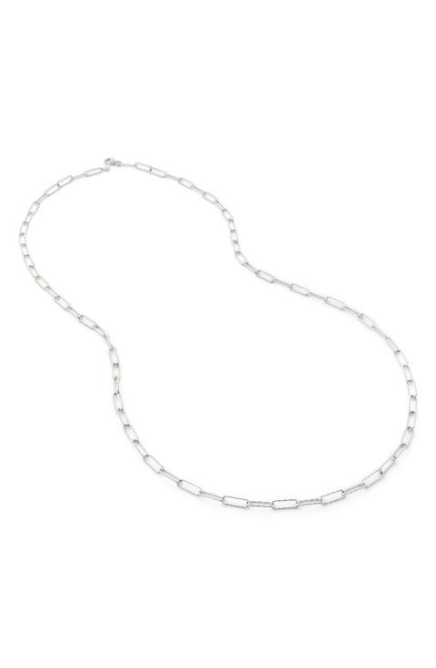 Alta Textured Chain Necklace