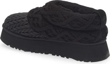 Tazz Platform Knit Slipper