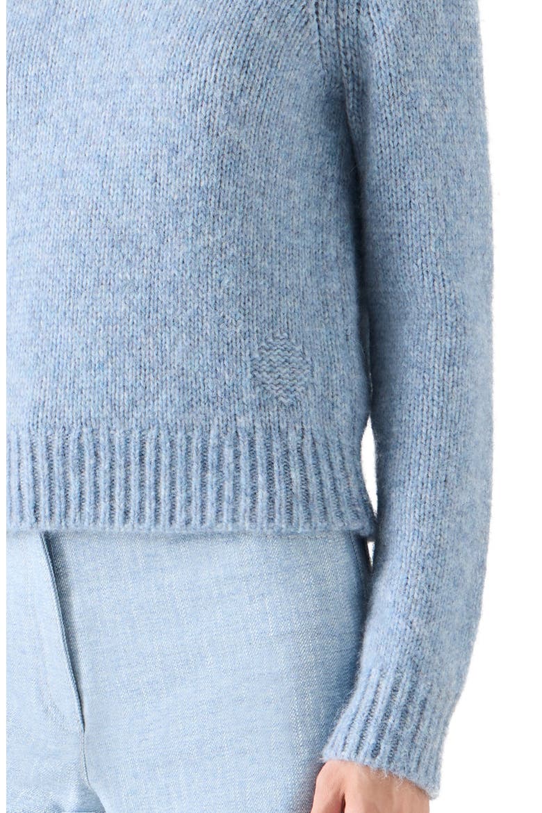 Fluffy Alpaca Blend Sweater, Alternate, color, LIGHT BLUE