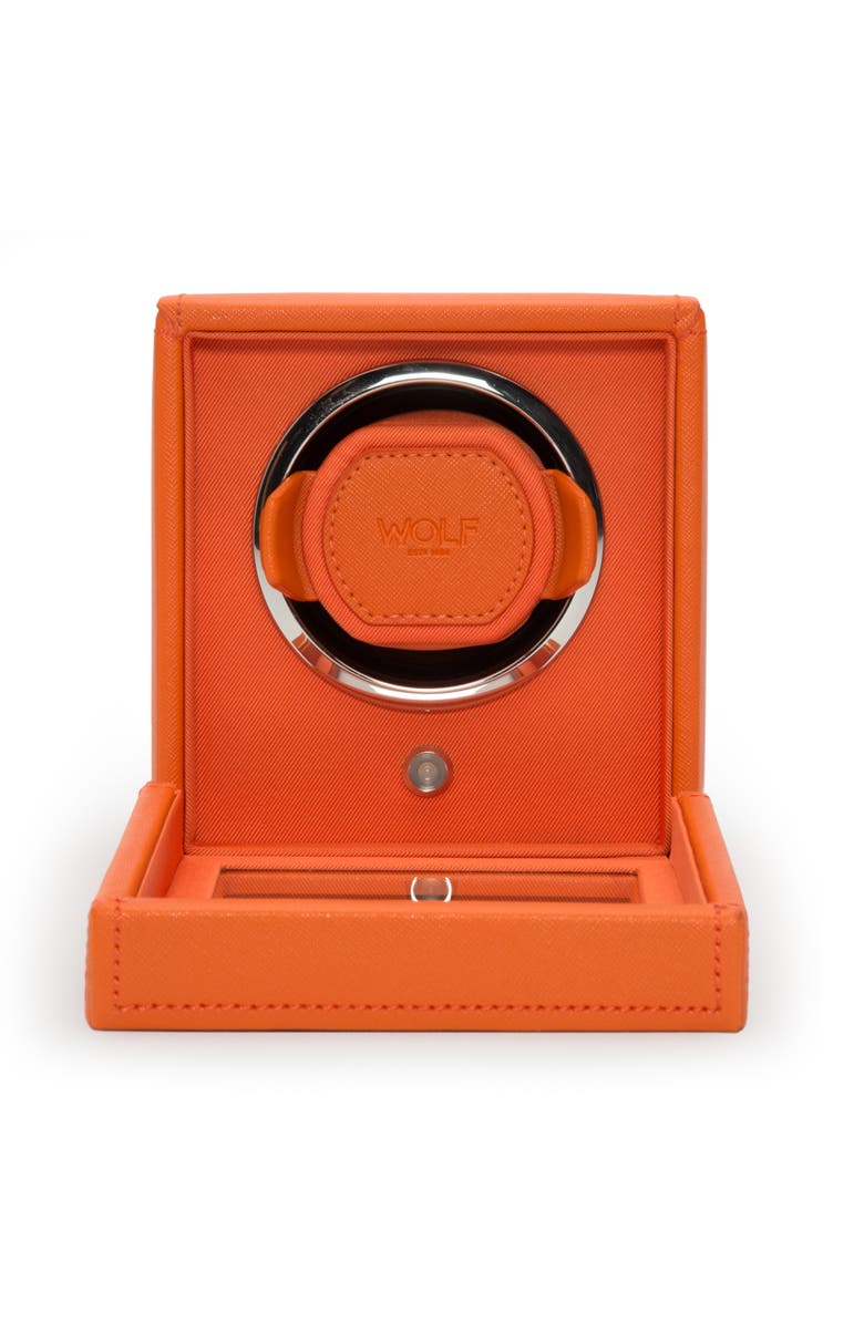 WOLF Cub Single Watch Winder with Cover, Alternate, color, 