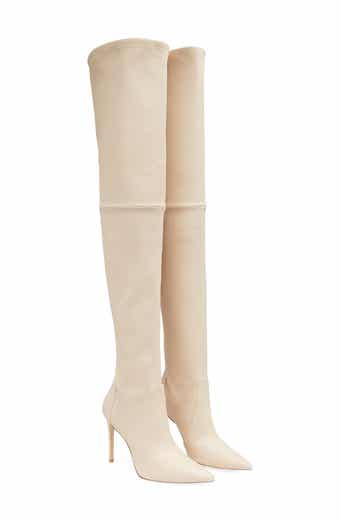Stuart Weitzman Ultrastuart 100 Stretch Pointed Toe Over the Knee Boot