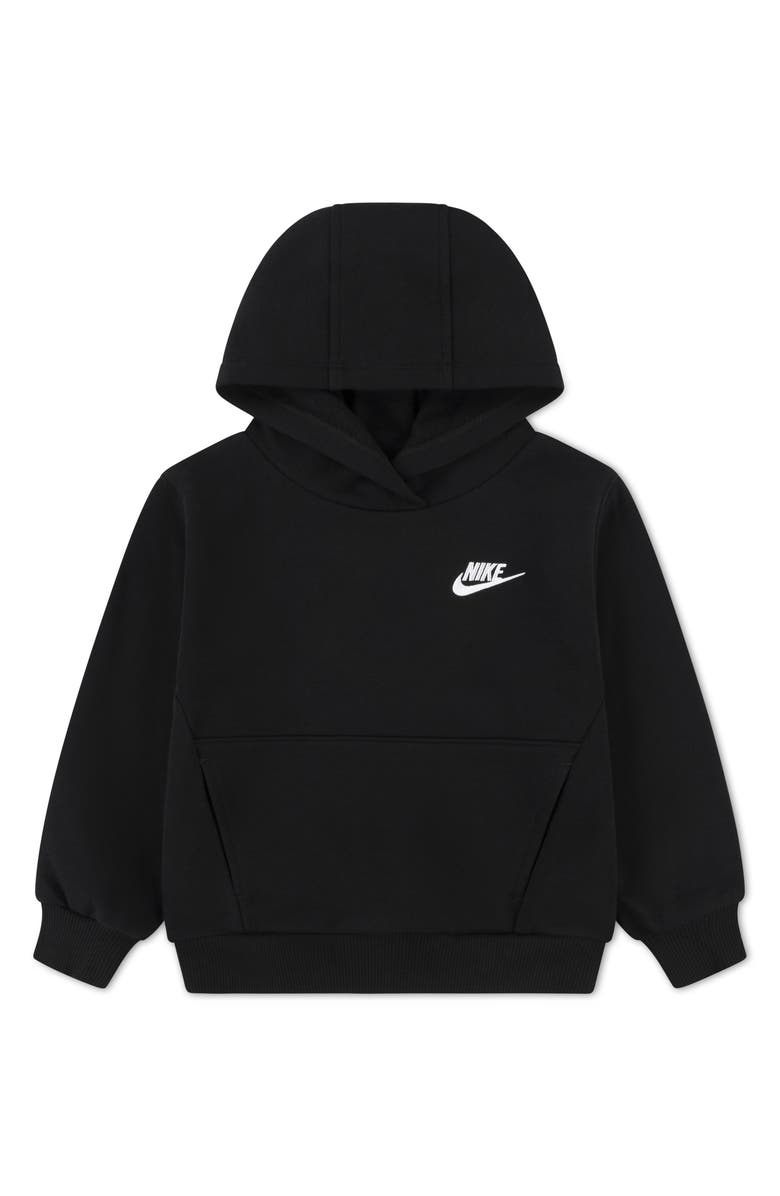 Nike Kids' Club Fleece Hoodie, Main, color, Black
