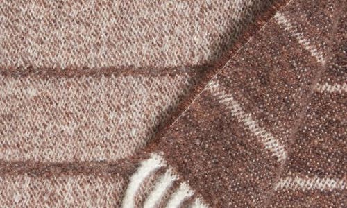 Nordstrom Plaid Fringe Throw Blanket