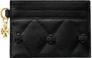 Tory Burch Bunny Knot Leather Card Case
