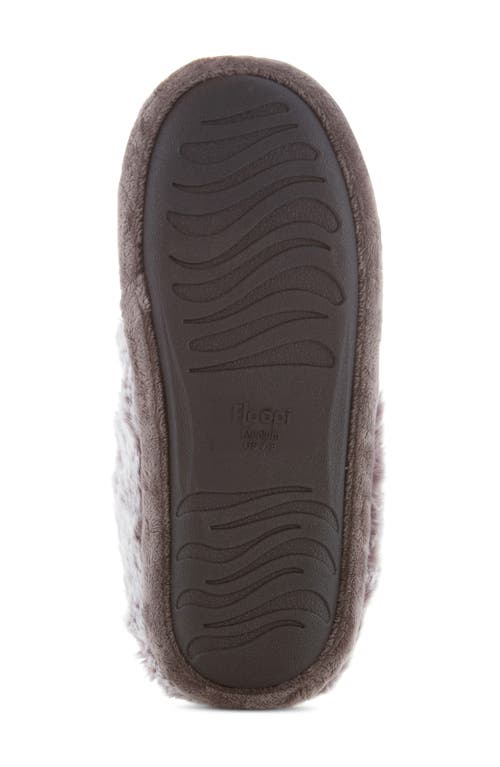 Floopi Faux Shearling Lined Slipper In Gray