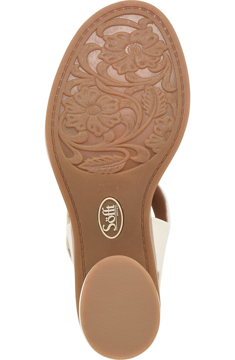 Söfft Chevonne Ankle Strap Sandal, Alternate, color, White