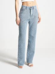 Manière De Voir Sara Boucle Straight Leg Jeans