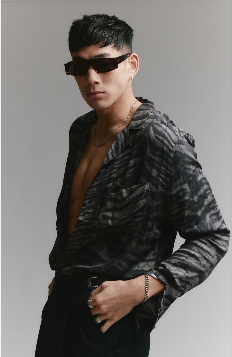 LOUPN Cuban Chain Bracelet, Alternate, color, Silver