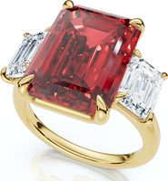 Bliss Diamond 13Ct Ruby & Diamond Ring Lab Grown