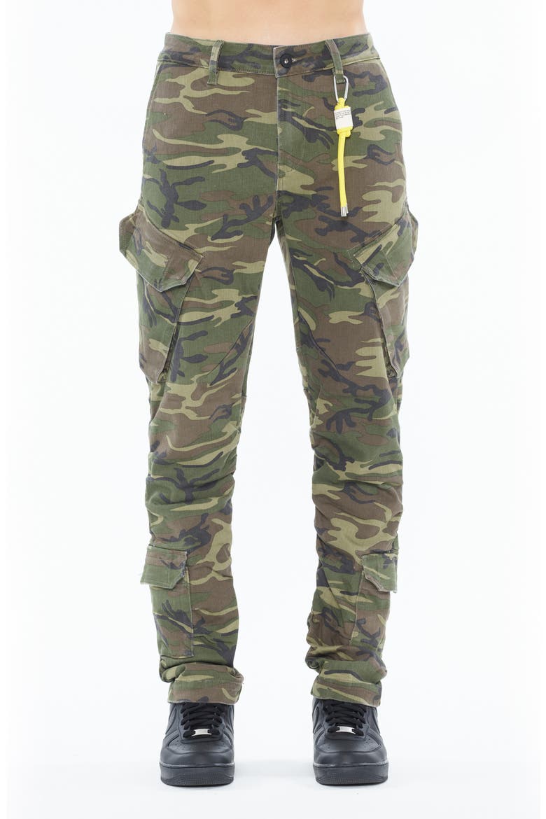 Rocker 606 Cargo Jeans, Main, color, CAMO