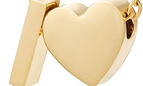 Jane Basch Designs Initial Heart Pendant Necklace In Gold