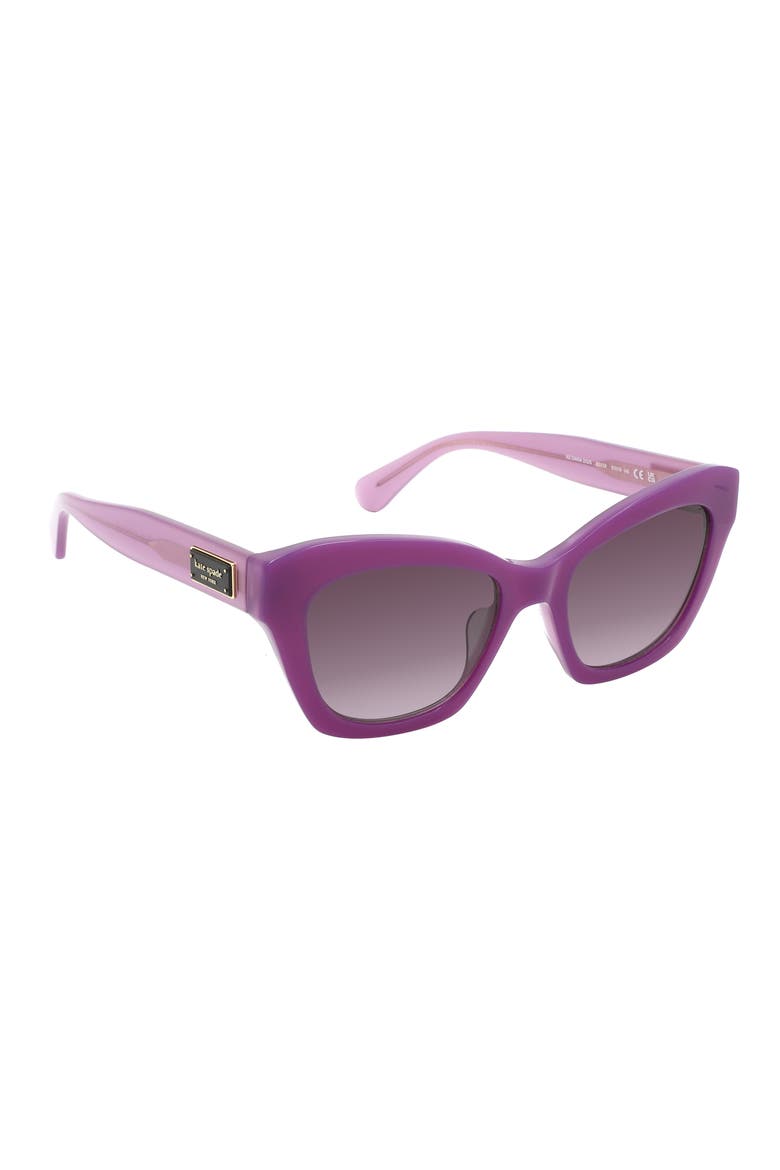 daina 51mm gradient cat eye sunglasses, Alternate, color, VIOLET/ PINK DS