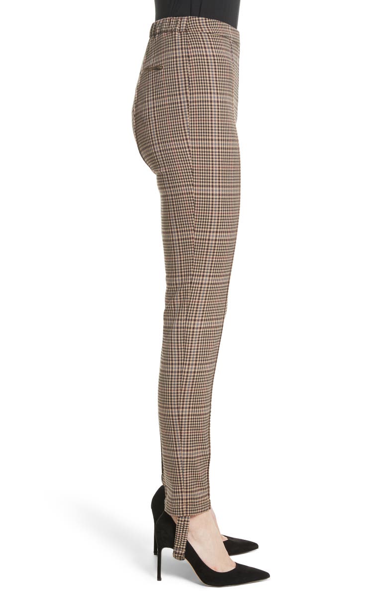 Tracy Reese Plaid Stirrup Pants, Alternate, color, 