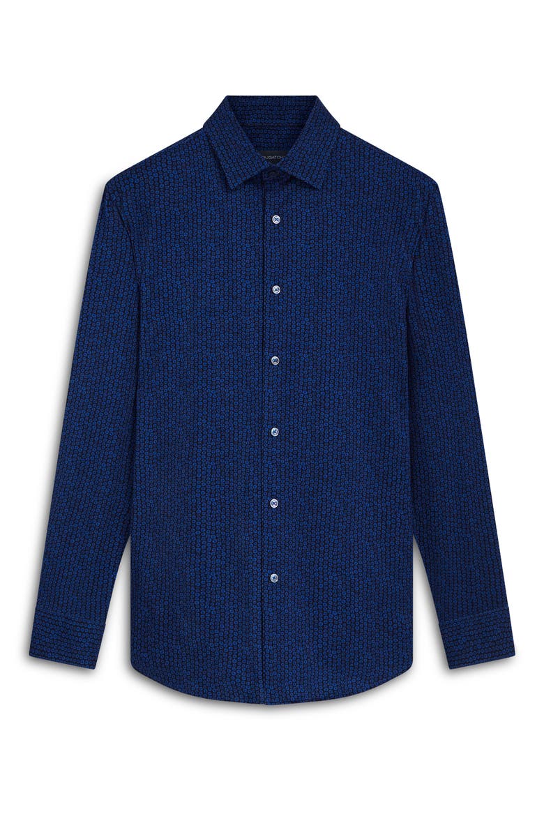 James OoohCotton® Floral Button-Up Shirt, Alternate, color, FRENCH BLUE