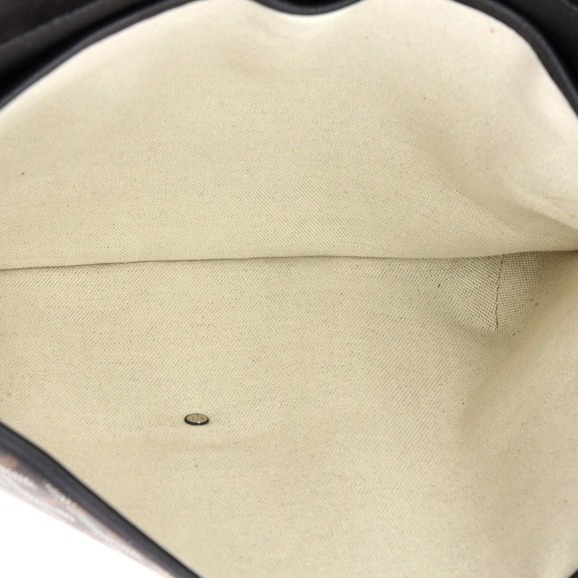 Pre-Owned Goyard Coursier Messenger Bag Coated Canvas and Leather, Alternate, color, Black