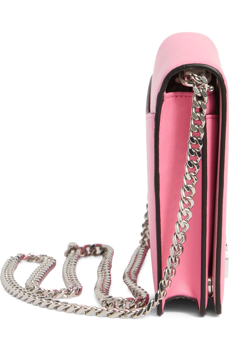 Marc Jacobs Trademarc 2.0 SLG Party on a Chain Clutch, Alternate, color, Petal Pink