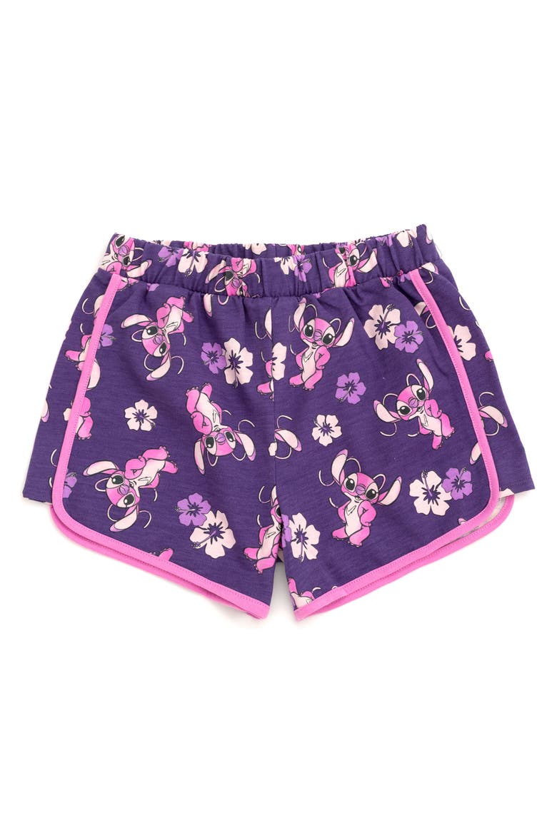 Lilo & Stitch Cosplay 2-Piece Hooded Tank and Shorts Set, Alternate, color, Pink Purple Angel