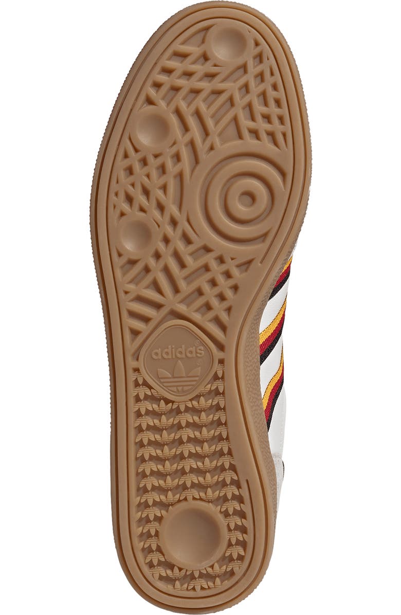 adidas Gender Inclusive Handball Spezial Sneaker, Alternate, color, Cloud White/ Yellow/ Red