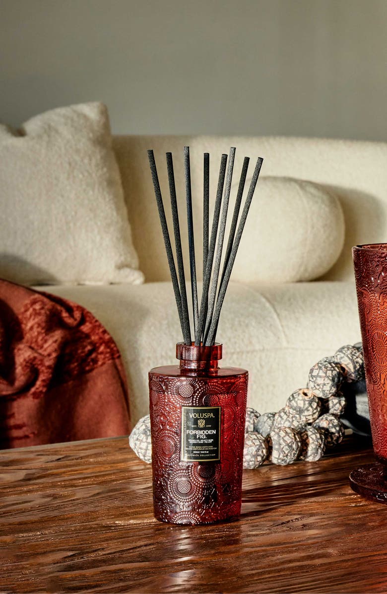 Voluspa Forbidden Fig Luxe Reed Diffuser, Alternate, color, Forbidden Fig