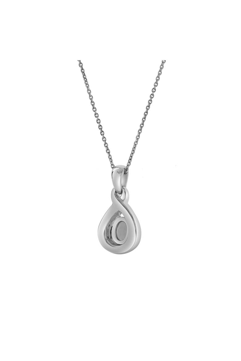 Liorael Sterling Silver 0.03 Ct Diamond Teardrop Pendant, Alternate, color, 925 Sterling Silver