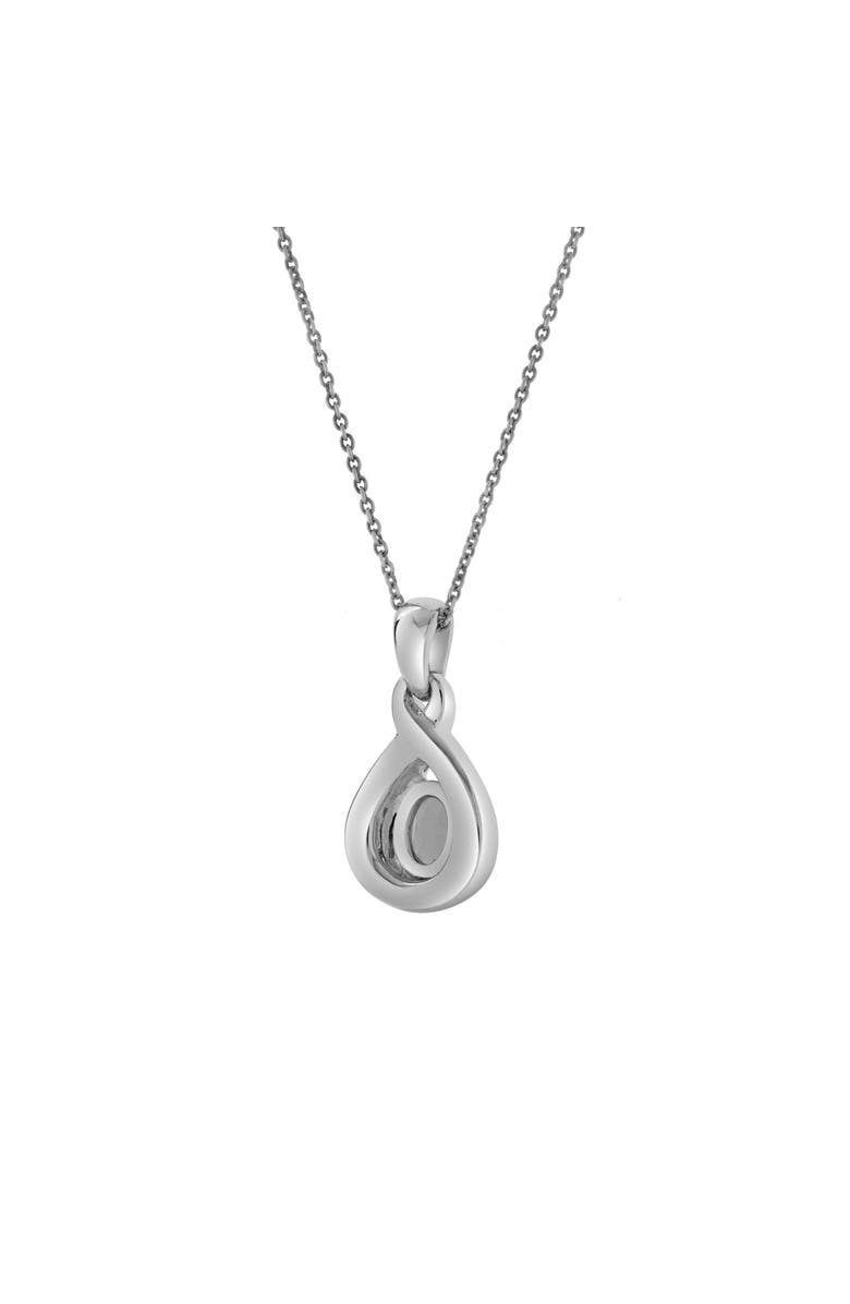 LuvMyJewelry Liorael Sterling Silver 0.03 Ct Diamond Teardrop Pendant, Alternate, color, 925 Sterling Silver