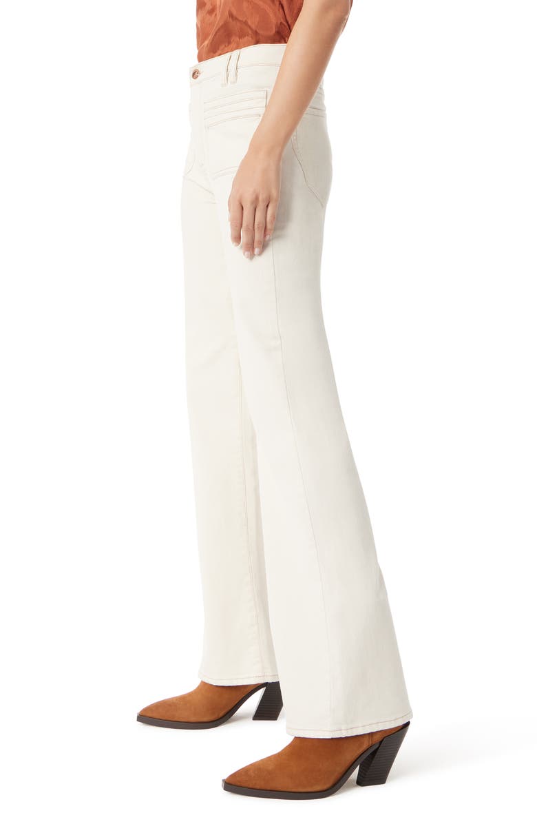 Sam Edelman High Waist Flare Jeans, Alternate, color, Undyed Natural W/ Seed