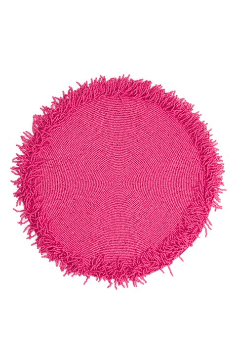 Fringe Beaded Placemat