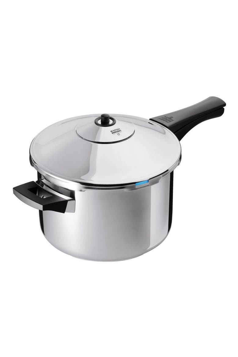 Duromatic Stainless Steel Saucepan Pressure Cooker, 3.7 Qt, Alternate, color, Silver