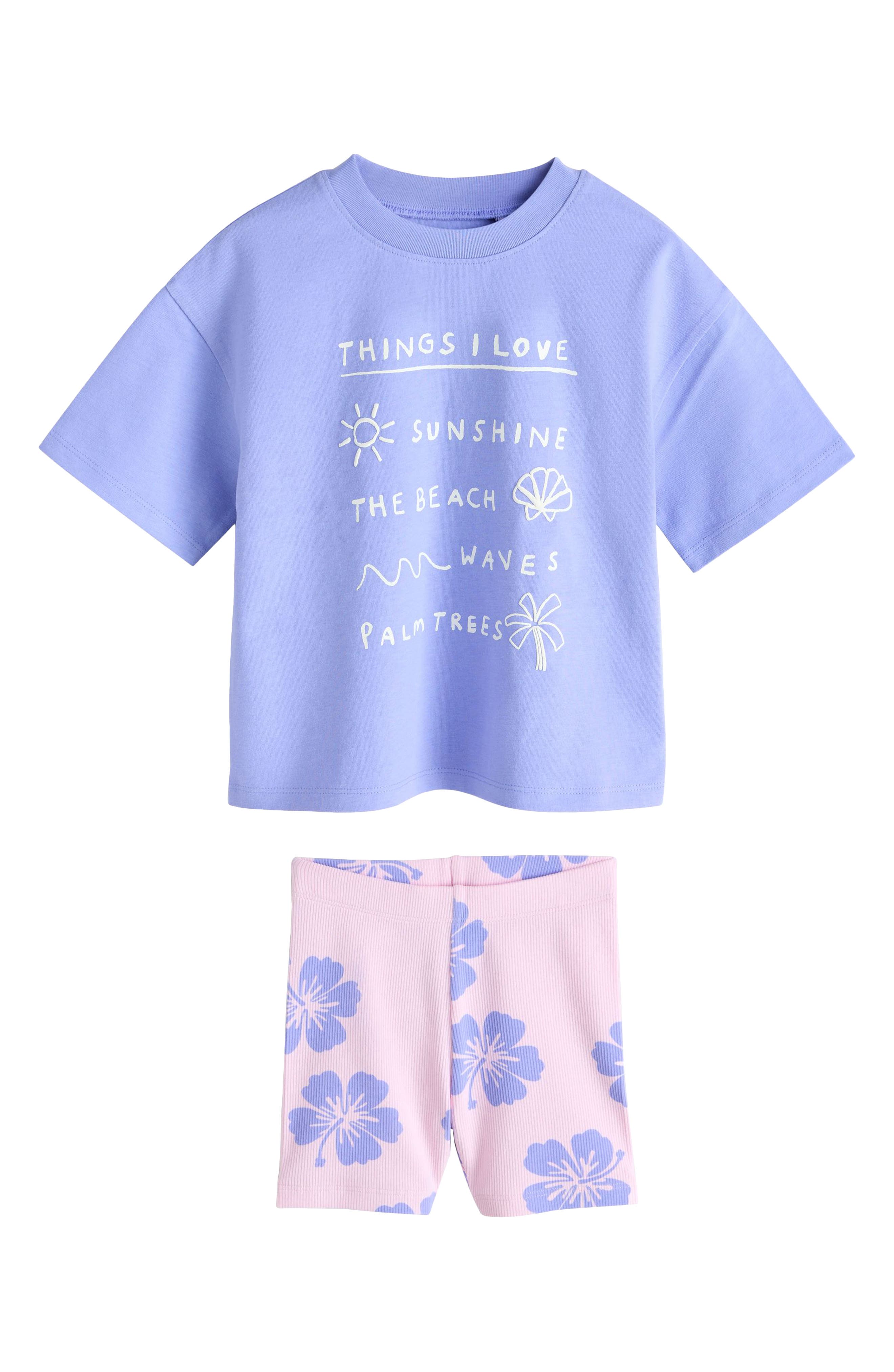 NEXT Kids' Cotton T-Shirts & Shorts Assorted 4-Pack — фото 4