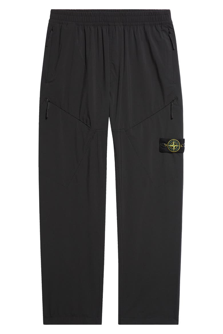 Compass Patch Track Pants, Main, color, V0029 BLACK