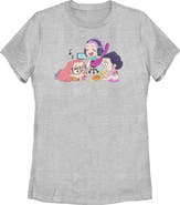 KPop Demon Hunters Women's KPop Demon Hunters Chibi Girls Playing Graphic T-Shirt