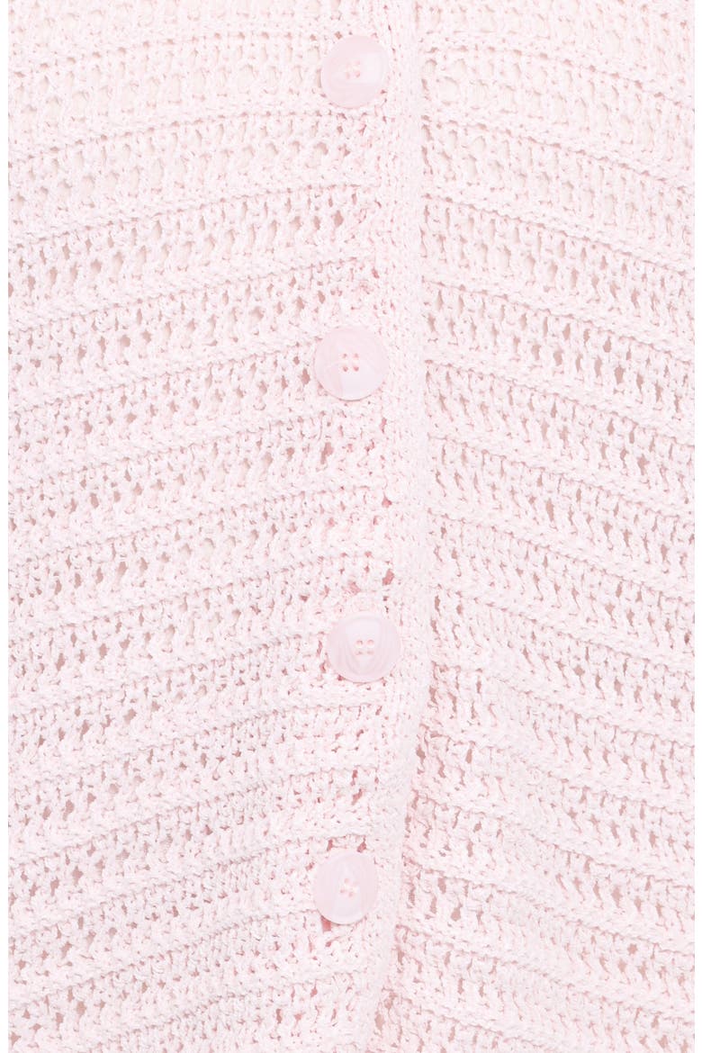 Lyra Sheer Cardigan, Alternate, color, PALE PINK