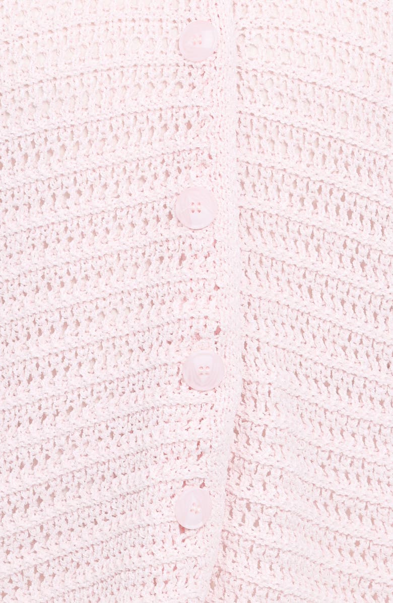 Petal & Pup Lyra Sheer Cardigan, Alternate, color, Pale Pink