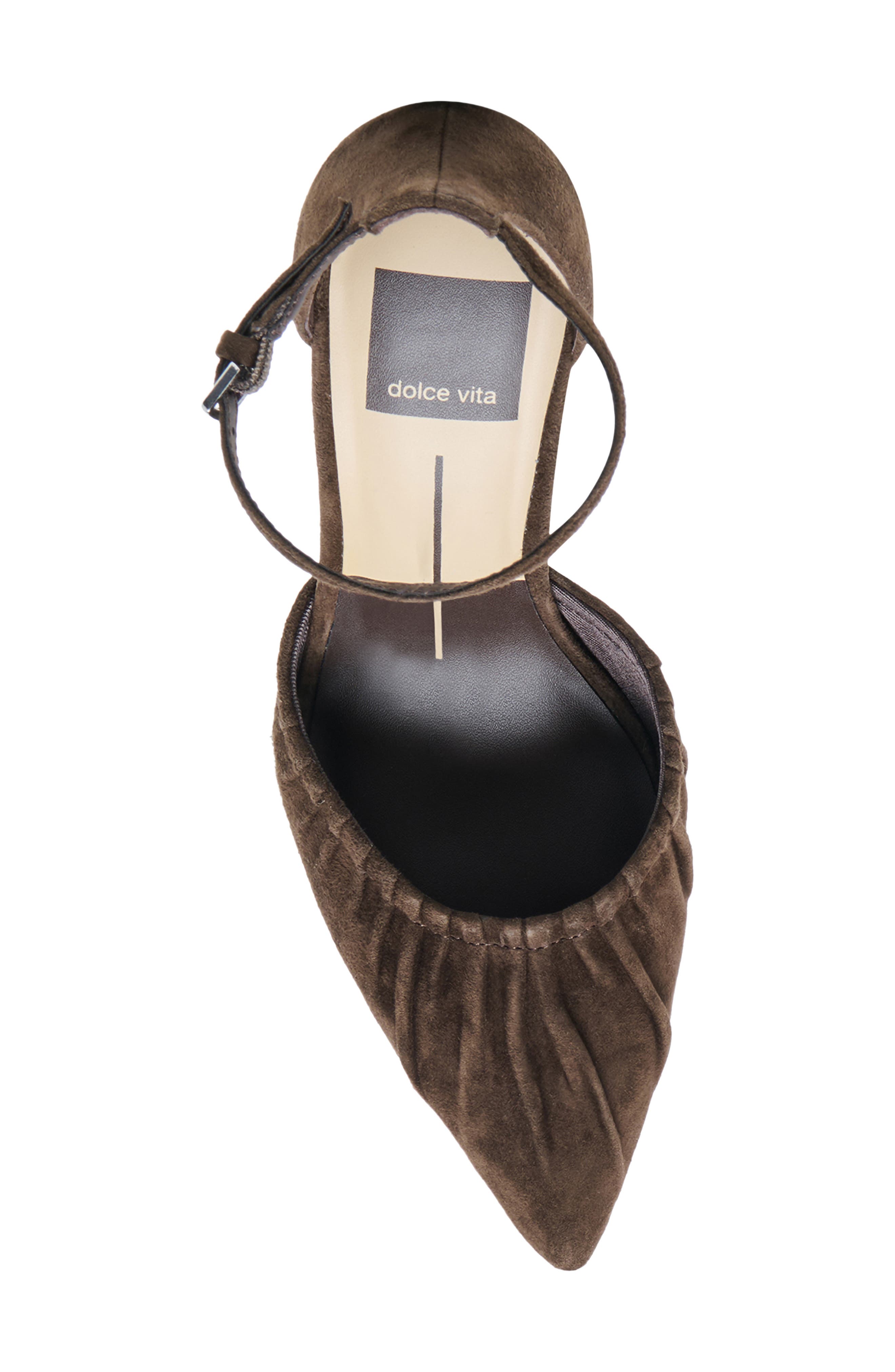 Kylo Ankle Strap Pump, Alternate, color, ESPRESSO SUEDE