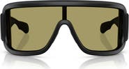 Moncler 142mm Rectangular Shield Sunglasses