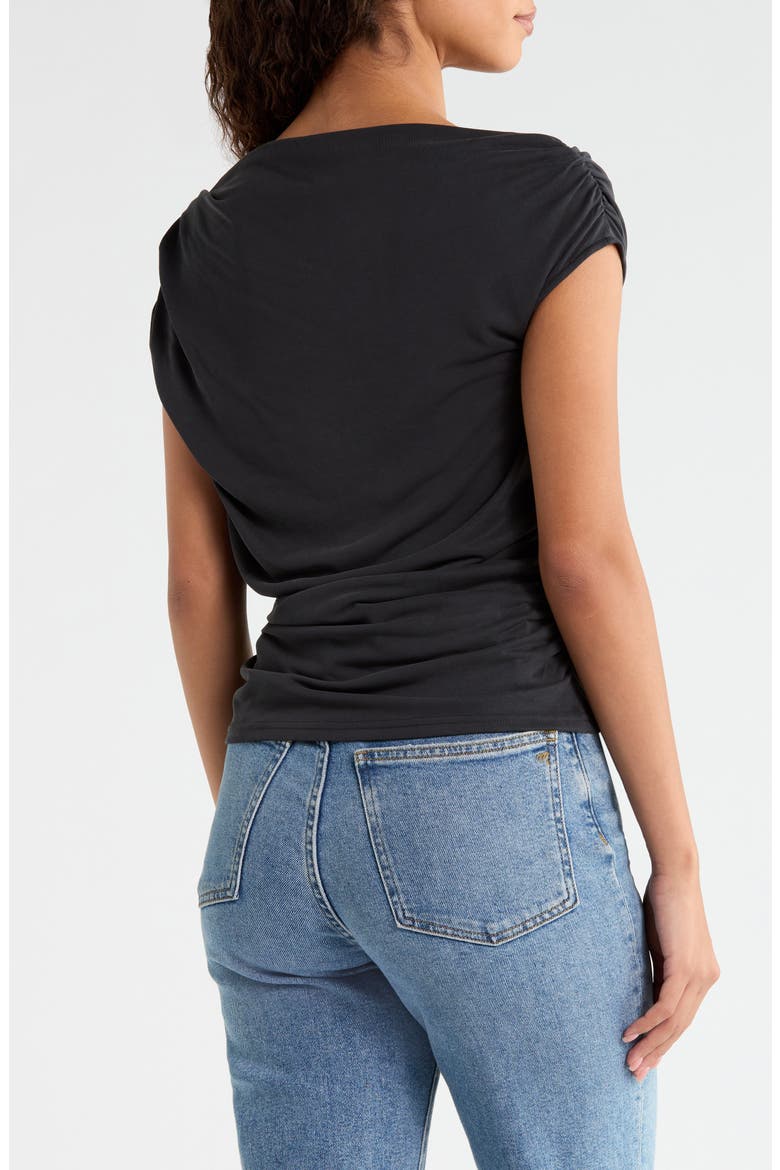 Dominic One-Shoulder Top, Alternate, color, ASH