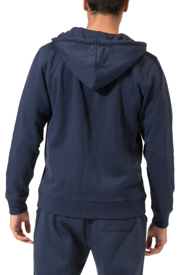 Organic Cotton Blend Zip Hoodie, Alternate, color, RAW DENIM