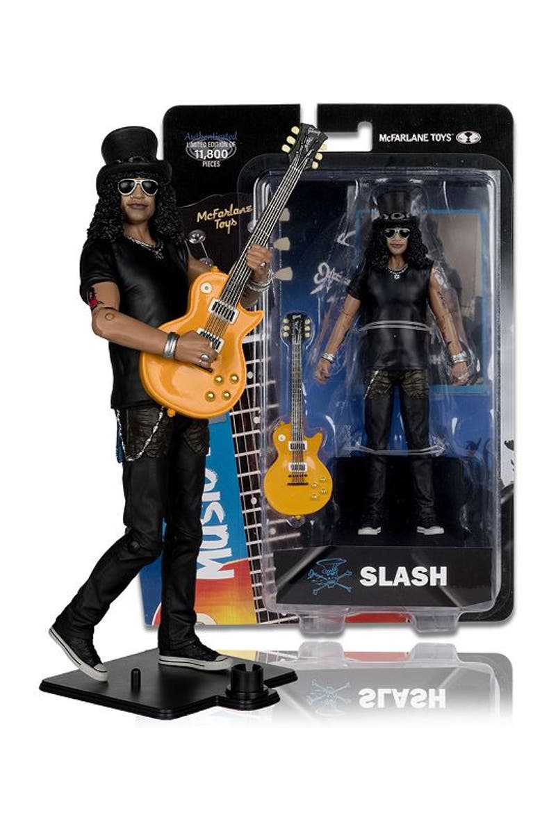 Slash (Music Maniacs Rock & Roll) McFarlane 6" Posed Figures, Main, color, Multi-Color