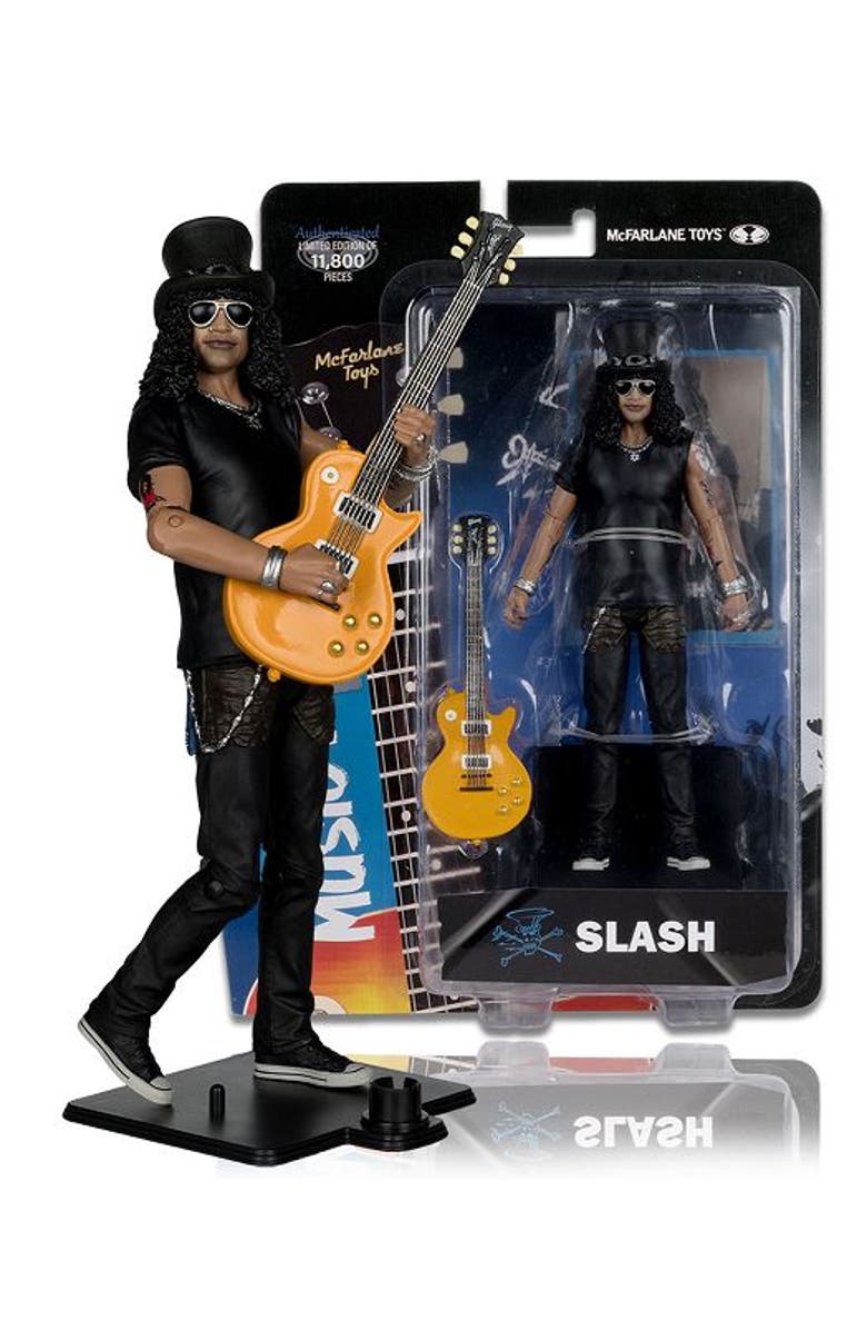 McFarlane Slash (Music Maniacs Rock & Roll) McFarlane 6" Posed Figures, Main, color, Multi-Color